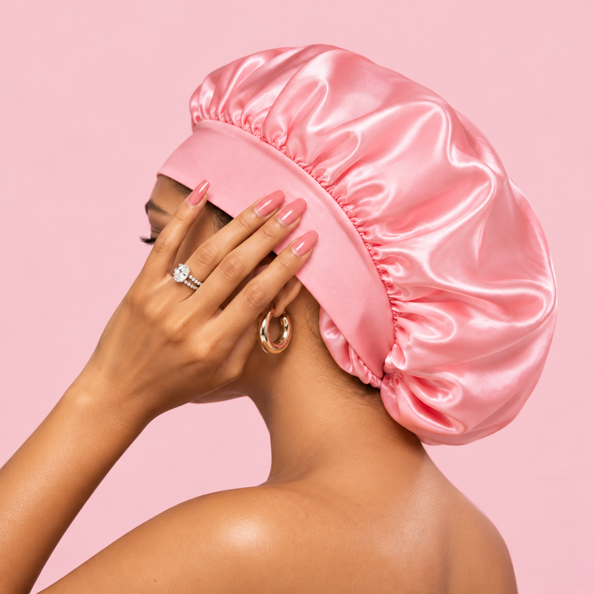 Gorro de satín
