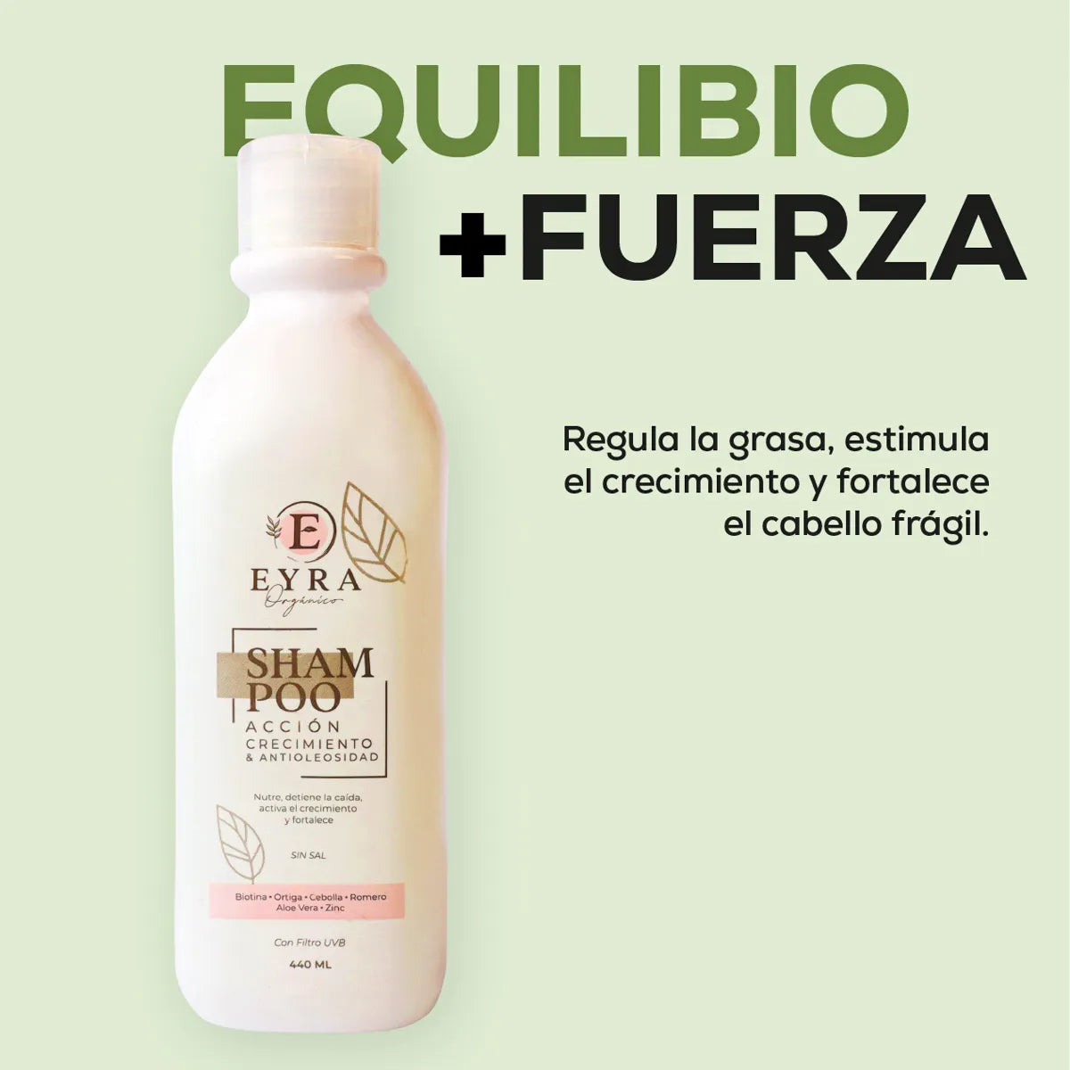 Shampoo acción Crecimiento y Antioleosidad